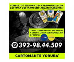 STUDIO DI CARTOMANZIA YORUBA - CONSULTI TELEFONICI